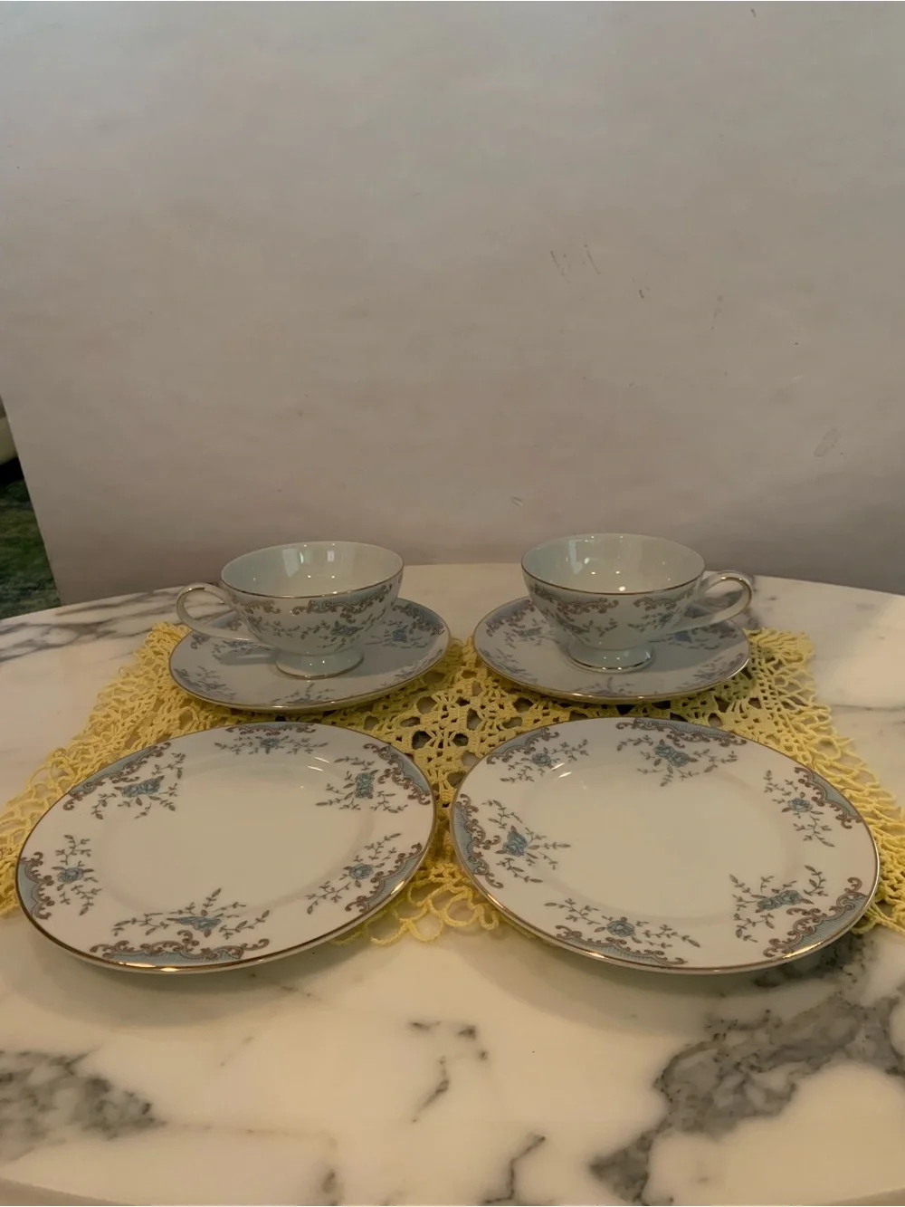 Vintage Imperial China Seville 5303 Tea Set Teacups Saucers Plates